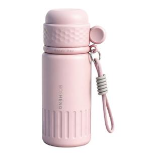 保温杯女士高颜值2025新款简约316不锈钢吸管杯子便携式带盖水杯