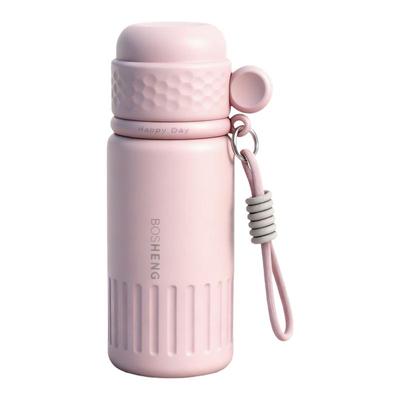 杯盖可当饮水杯！超火简约保温杯