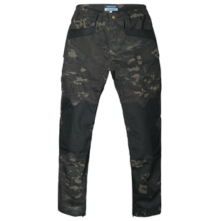 异种兵修身防风耐磨迷彩骑行机车工装战术裤男军迷户外束脚春秋冬