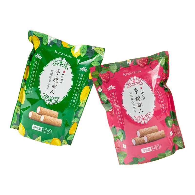 注心饼干小林煎饼台湾美食柠檬味伴手礼草莓味办公室零食休闲食品