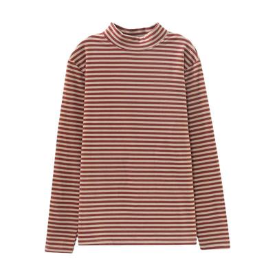 半高领打底衫女秋冬内搭2025新款高级感双面德绒可外穿加厚上衣服