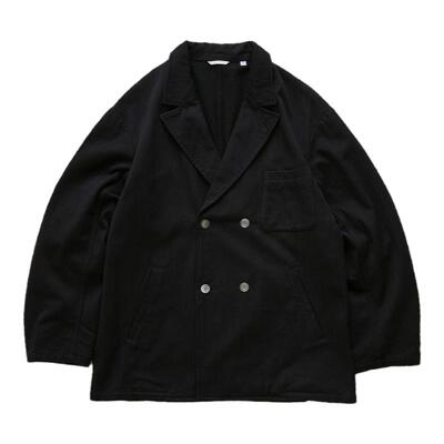 NANAMICA羊毛混纺人字纹休闲西装