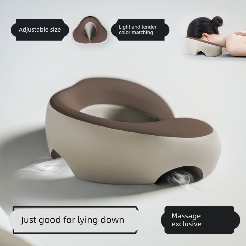 按摩趴枕脸垫专用美容院推拿理疗趴枕头床洞口垫家用带洞透气冰丝