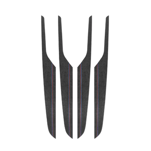 适用于宝马X1X2车门饰条装饰面板贴 X1内门板翻毛皮内饰改装配件