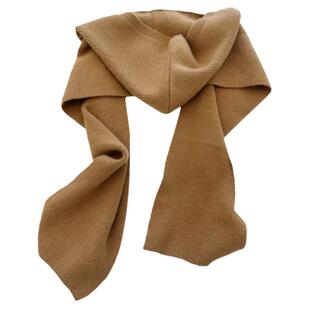 连帽围巾秋冬季新款纯色针织围巾披肩帽子一体带帽围巾围脖外搭女