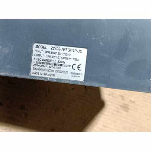 议价众辰变频器Z2400-7R5G/11P-JC 7.5KW