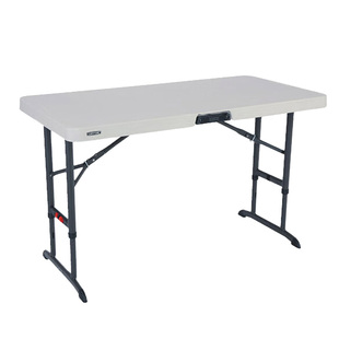 LIFETIME来福太免安装户外可升降折叠长餐桌便携式课桌椅家用饭桌