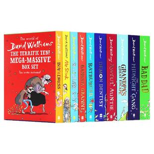 英文原版 The World of David Walliams  了不起的大盗奶奶10册 大卫威廉姆斯校园小说 儿童英语读物章节书 进口图书 课外英语读物