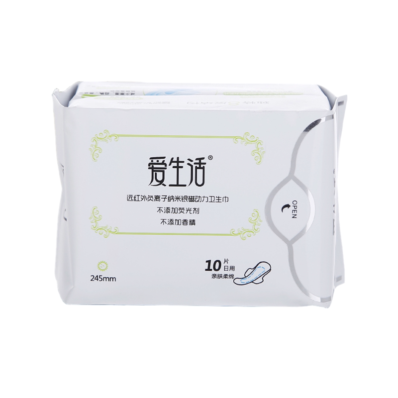 绿叶爱生活卫生巾日夜用加长组合超薄纯棉柔姨妈巾混合装包邮正品