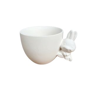 素坯杯子 带把手马克杯 咖啡杯DIY釉下彩六方杯直筒杯 608高白泥