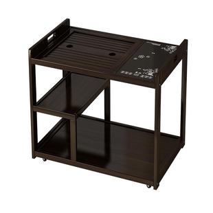 新中式可移动茶几茶桌边柜侧柜茶台烧水壶一体桌家用小型茶车柜