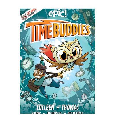 【现货】【Andrews】时光伙伴英文漫画进口原版书平装14岁以上Time Buddies Matthew CodyAndrews McMeel Publishing