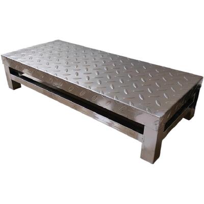 加厚不锈钢防滑踏板阶梯医用车间