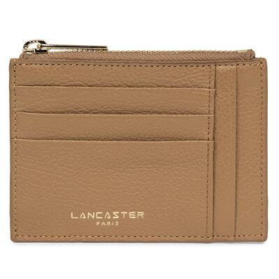 Lancaster兰卡斯特 Dune系列 软质粒面纹理牛皮 多功能零钱包卡包