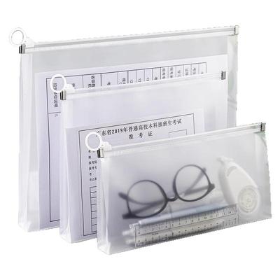 A4防水透明考试专用立体拉边袋