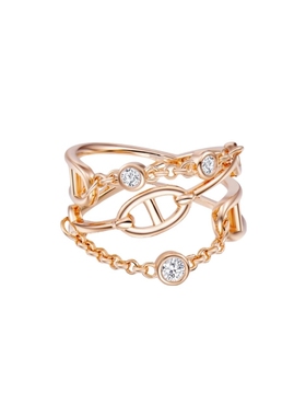 时尚简约设计感猪鼻子戒指