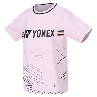 YONEX尤尼克斯羽毛球服男女儿童速干透气卡通 青少年训练运动短袖