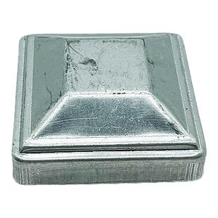 堵头管帽塞子铁艺方管盖帽 镀锌铁皮冲压装饰盖护栏铁帽栏杆顶盖