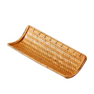 中式手工大漆竹编竹制品茶拔茶荷茶则茶巾托茶匙茶道功夫配件茶具