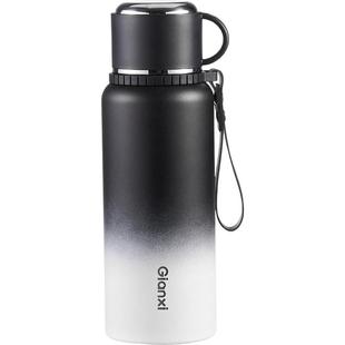 捷安玺保温杯大容量水杯男士2025新款不锈钢大号茶水分离泡茶杯子