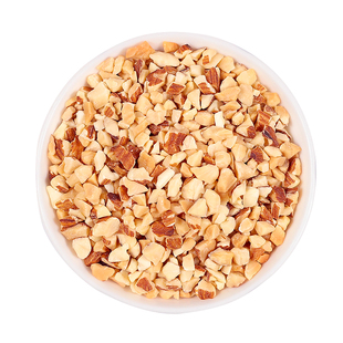 扁桃仁碎巴旦木杏仁碎坚果原味带皮仁碎奶茶店烘焙专用干果零食