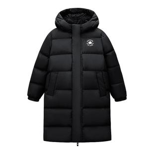 匡威童装男童羽绒服2025冬季新款长款滑雪旅游外套保暖防风加厚