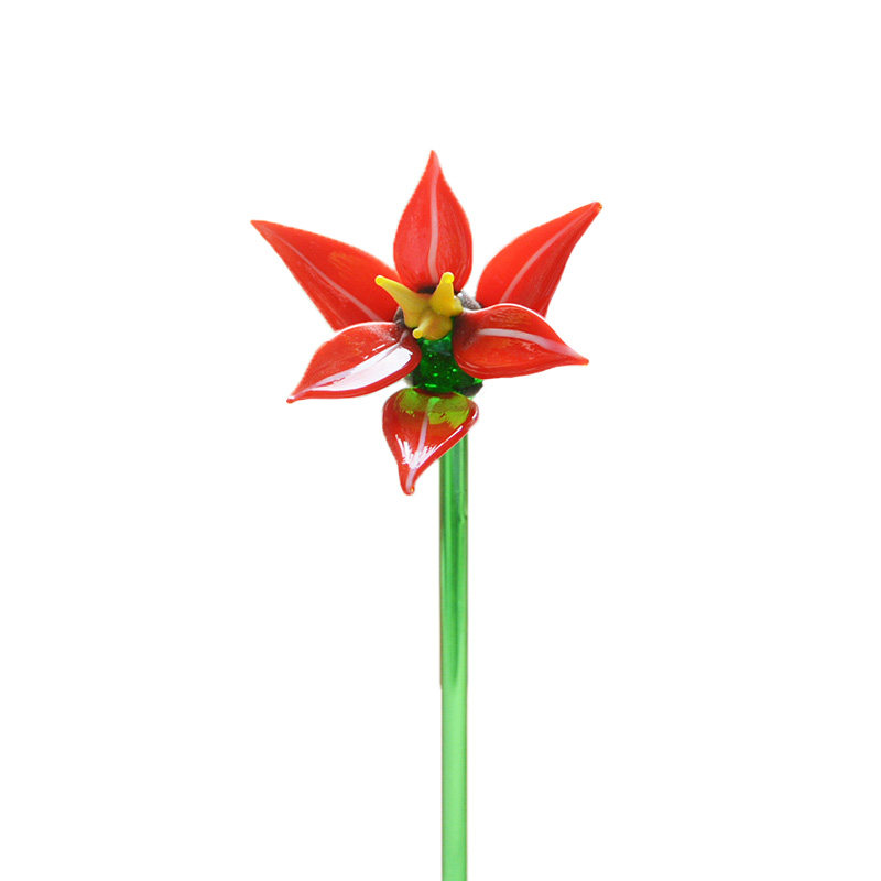 包邮日系玻璃花朵雏菊郁金香摆件