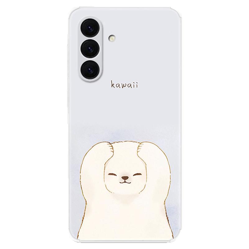 可爱白熊适用三星A56手机壳A55A54A53A52A36A35A34A33A26A16A15A14A06猫咪简约少女心日韩卡通女款软