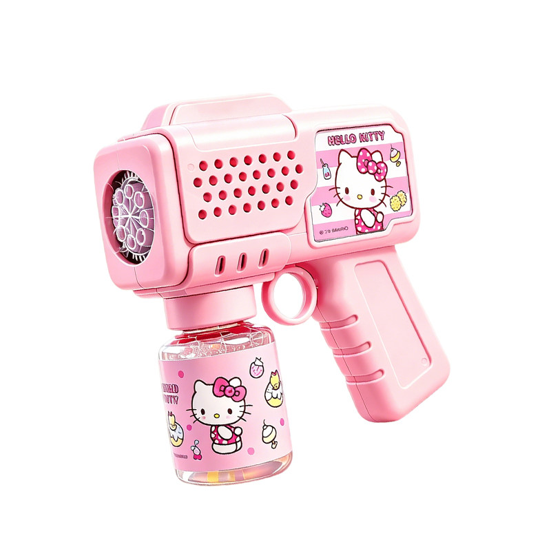 泡泡机hellokitty泡泡枪送补充液