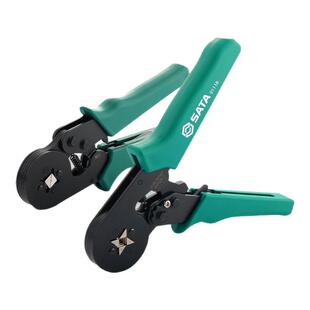 世达压线钳电工专用冷压端子管型压接钳多功能铜鼻子夹线压接钳子