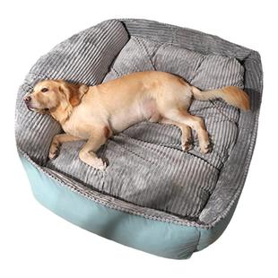 狗窝大型犬睡觉用品四季通用睡垫加厚可拆洗狗狗垫子狗床春天窝具