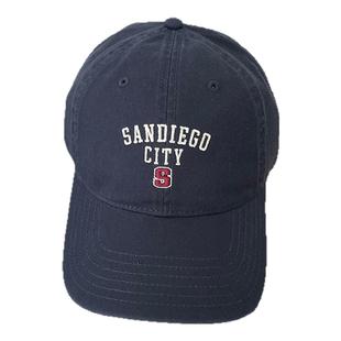 韩版字母S刺绣棒球帽子女春夏季时尚休闲潮流百搭软顶鸭舌帽男