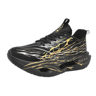 赤兔9pro心跳跑步鞋儿童冬季加绒皮面防水男童学生保暖碳板运动鞋