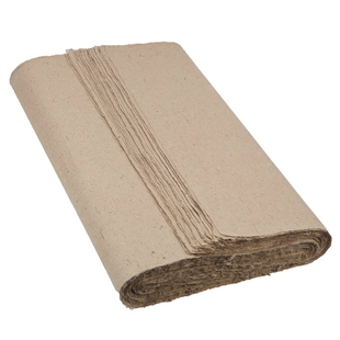 义记宣【手工桑皮纸】半生熟四尺西和麻纸粗纤维仿古毛边纸书法专用作品纸楷书行草国展做旧粗糙宣纸 粗麻纸