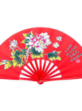 太极功夫扇子响扇竹骨高档舞蹈扇