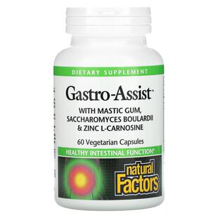 Natural Factors,Gastro-Assist，含乳香胶、布拉酵母菌和左旋肌6