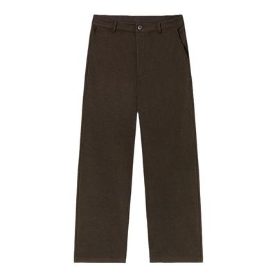 PSO Brand男装女装粗斜纹呢子直筒宽松西裤男款垂感休闲秋冬长裤