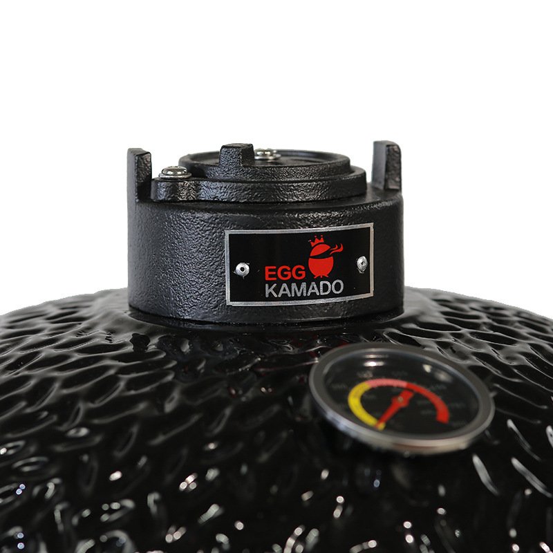 kamado grill 欧美流行15英寸木炭便携式陶瓷烤炉经典绿色