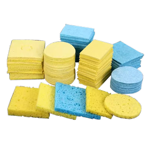 优质耐高温海绵电烙铁海绵头清洁海棉垫加厚压缩型焊接焊台除锡片