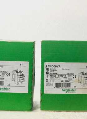 SCHNEIDERELECTRICLC1D09V7TESYSD接触器3POLE9A400V交流电线圈全