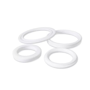 聚四氟乙烯垫片四氟法兰垫片HG化工部PN10PN16耐高温铁氟龙垫PTFE