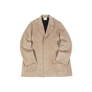 The Last Redemption 男女同款毛呢经典logo刺绣大衣 301460