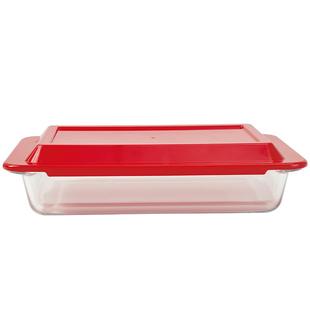 Fenix 耐高温钢化玻璃烤盘长方形微波炉烤箱家用捞汁小海鲜玻璃盘