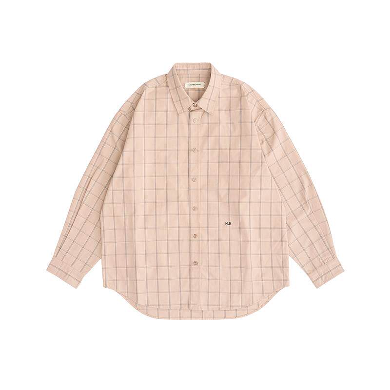 HalfwayHouse休闲格子衬衫
