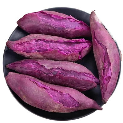 紫薯新鲜农家自种沙地红薯10斤紫罗兰蜜薯糖心甜山芋番薯地瓜