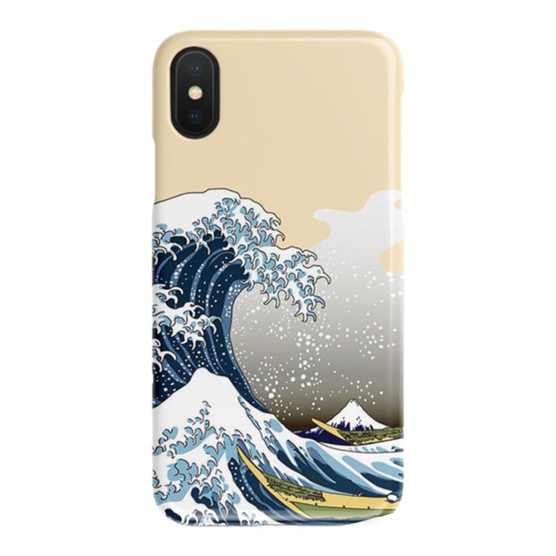 日本浮世绘海浪神奈川冲浪