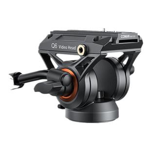 科漫专业液压云台阻尼顺滑摄影摄像机三脚架单反云台相机三角架云台单反微单可架长焦大炮便携旅行拍摄科曼Q6