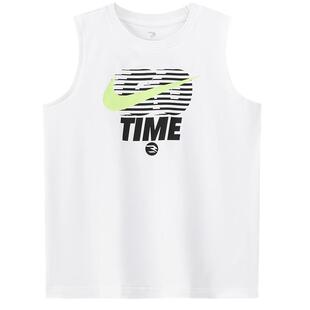 Nike 3brand童装男童凉感背心儿童上衣2026夏季新款透气运动T恤潮