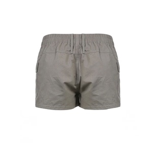 纯色工装口袋修身显瘦牛仔短裤女Casual Cargo Denim Hot Pants​