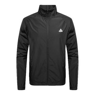 匹克运动服男款秋冬季新款休闲装梭织加绒夹克男士速干跑步外套